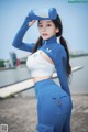 Zzyuri 쮸리, [SAINT Photolife] Loose and Tight Refreshing Blue Set.02 P16 No.923e81 Image No. 51