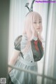 DJAWA Photo - Bambi (밤비): "Sheer Bunny Maid" (51 photos) P26 No.65d2d6 Image No. 51