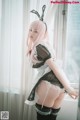 DJAWA Photo - Bambi (밤비): "Sheer Bunny Maid" (51 photos) P33 No.2b41e0 Image No. 37