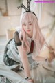 DJAWA Photo - Bambi (밤비): "Sheer Bunny Maid" (51 photos) P4 No.915aca Image No. 95