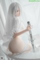 蠢沫沫 Cosplay 2B 白婚纱 P45 No.89c616