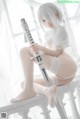 蠢沫沫 Cosplay 2B 白婚纱 P38 No.764ab0