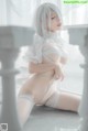 蠢沫沫 Cosplay 2B 白婚纱 P13 No.3e9399