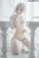 蠢沫沫 Cosplay 2B 白婚纱 P24 No.a8eddb